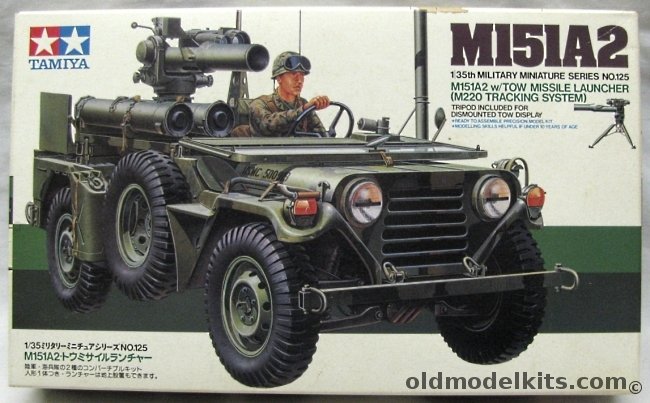 Tamiya 1/35 Ford M151A2 TOW MIssile, 35125 plastic model kit